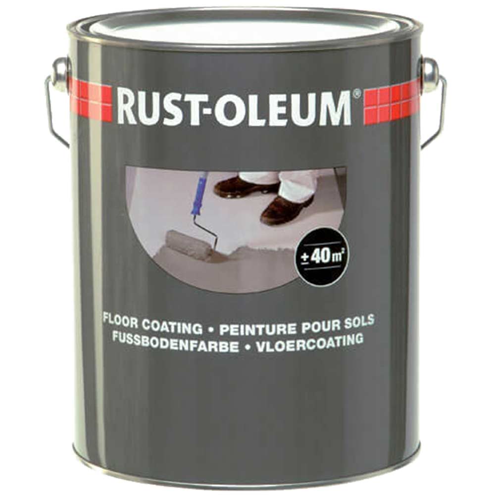 Image of Rust Oleum High Gloss Floor Paint Clear Ivory 750ml