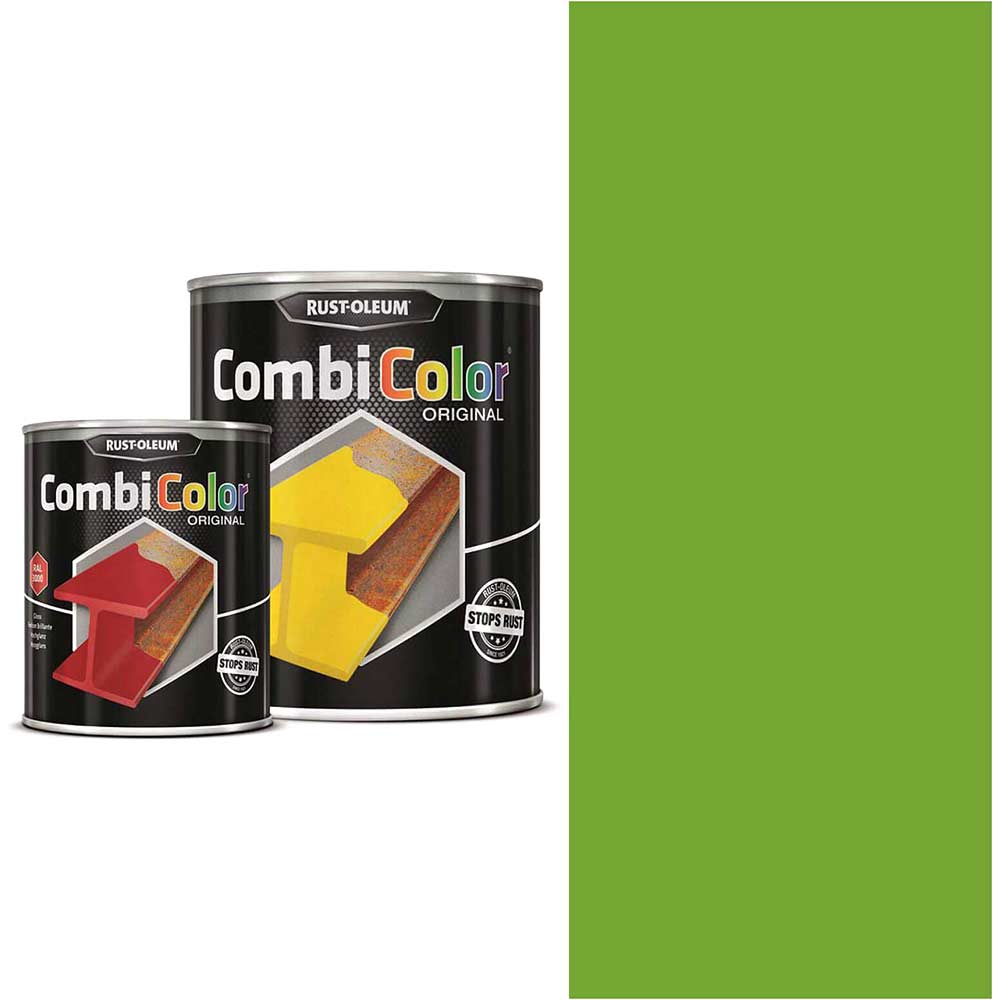 Photo of Rust Oleum Combicolor Metal Protection Paint Yellow Green 2.5l