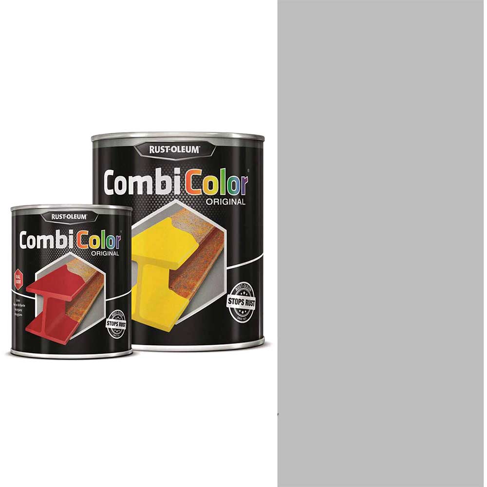 Photo of Rust Oleum Combicolor Metal Protection Paint Silver Grey 2.5l