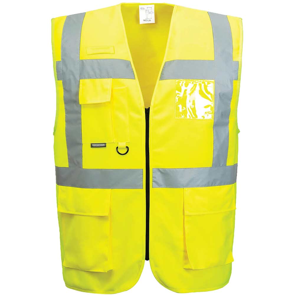 Image of Portwest Class 2 Thermal Hi Vis Waistcoat Yellow S