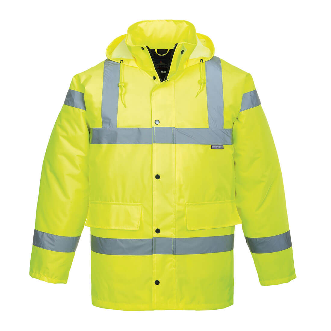 Oxford Weave 300D Class 3 Hi Vis Breathable Jacket Yellow 3XL