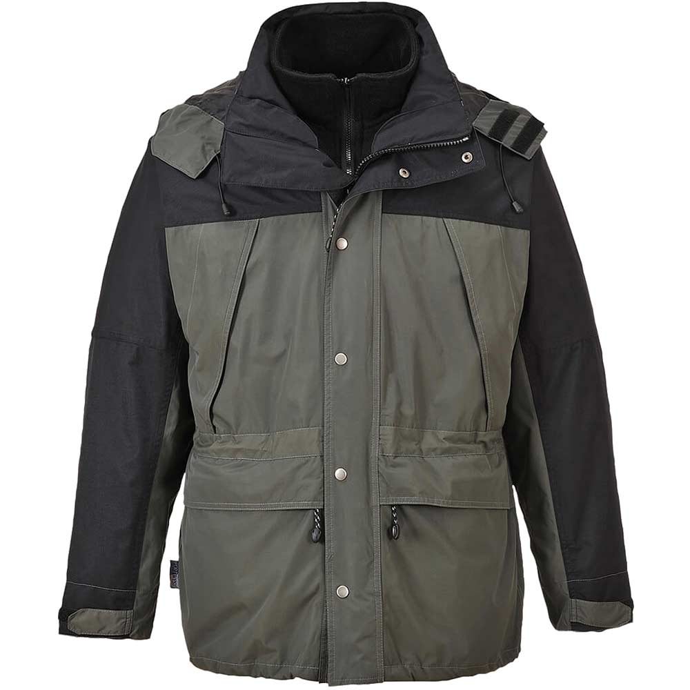 Photo of Orkney Mens 3-in-1 Breathable Jacket Grey 2xl