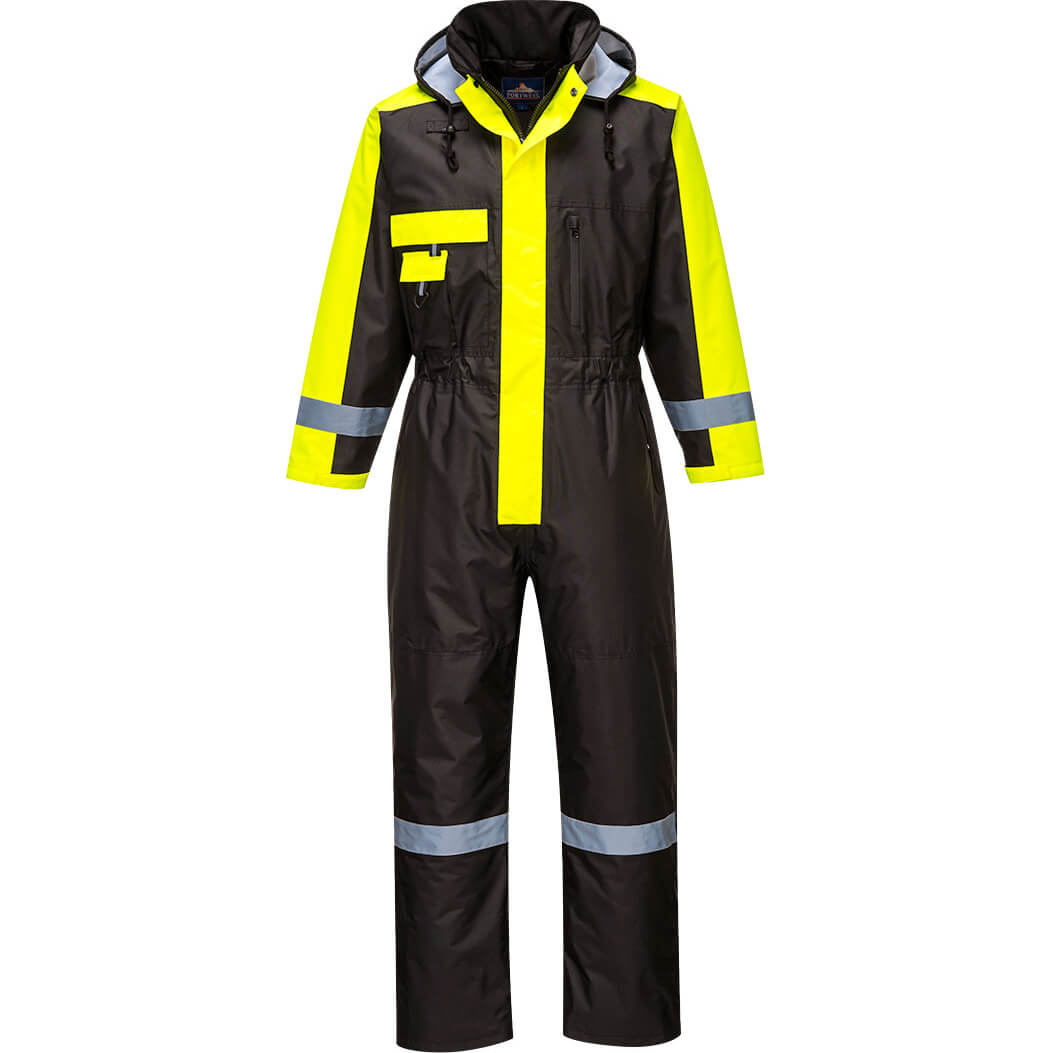 Portwest S585 Waterproof Winter Coverall Black M