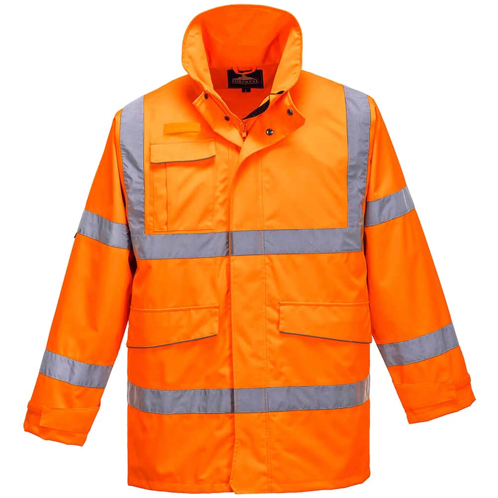 Image of PWR Hi Vis Extreme Parka Jacket Orange S