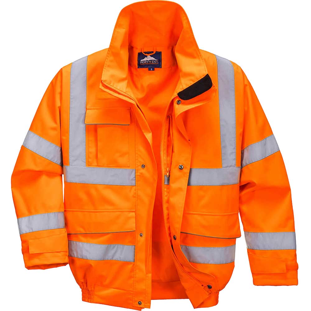 Photo of Pwr Hi Vis Extreme Bomber Jacket Orange 2xl