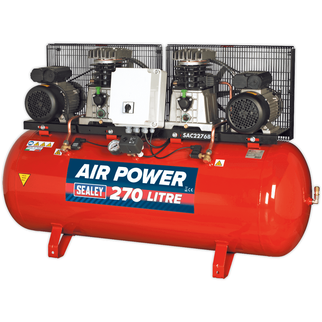 Sealey SAC2276B Air Compressor 270 Litre 240v
