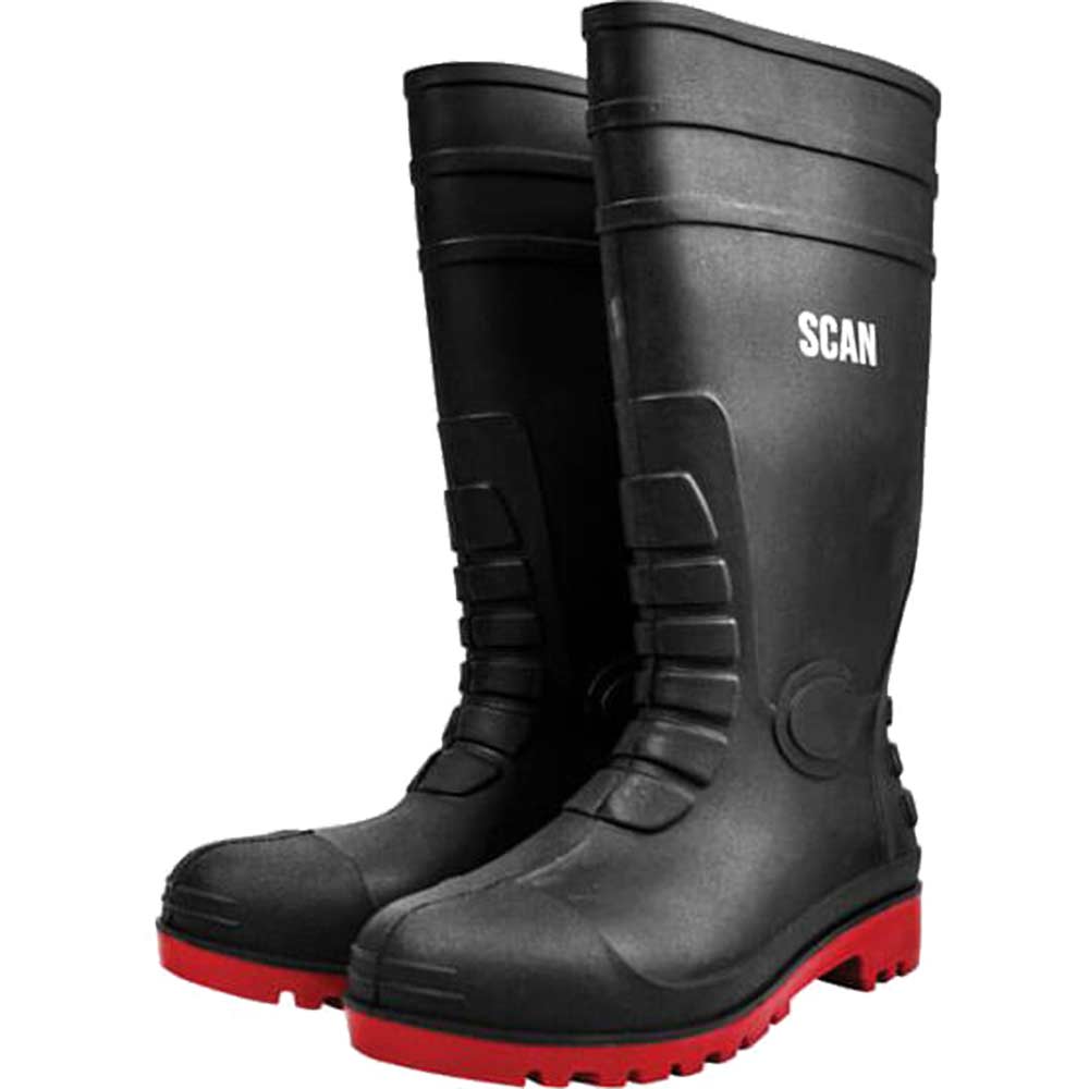 Photo of Scan Safety Wellington Boots Dark Green Size 10