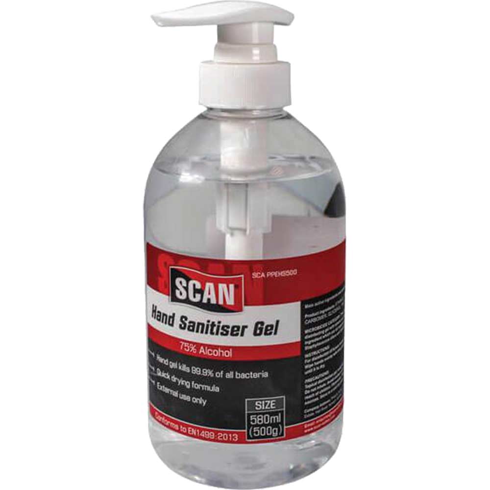 Image of Scan Hand Sanitiser Gel 580ml