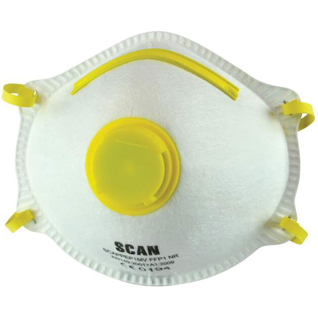 Photo of Scan Fpp1 Moulded Disposable Dust Mask Pack Of 10