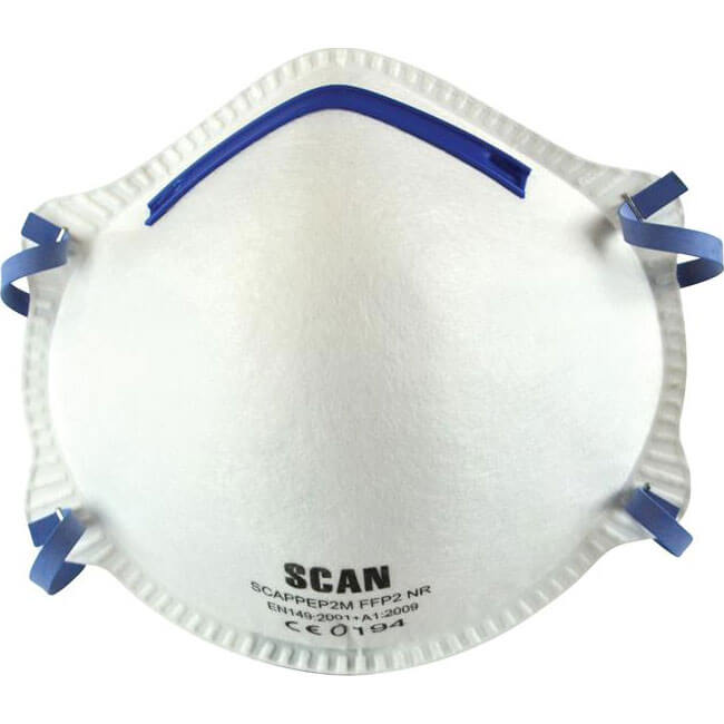 Image of Scan FFP2 Moulded Disposable Mask Pack of 3