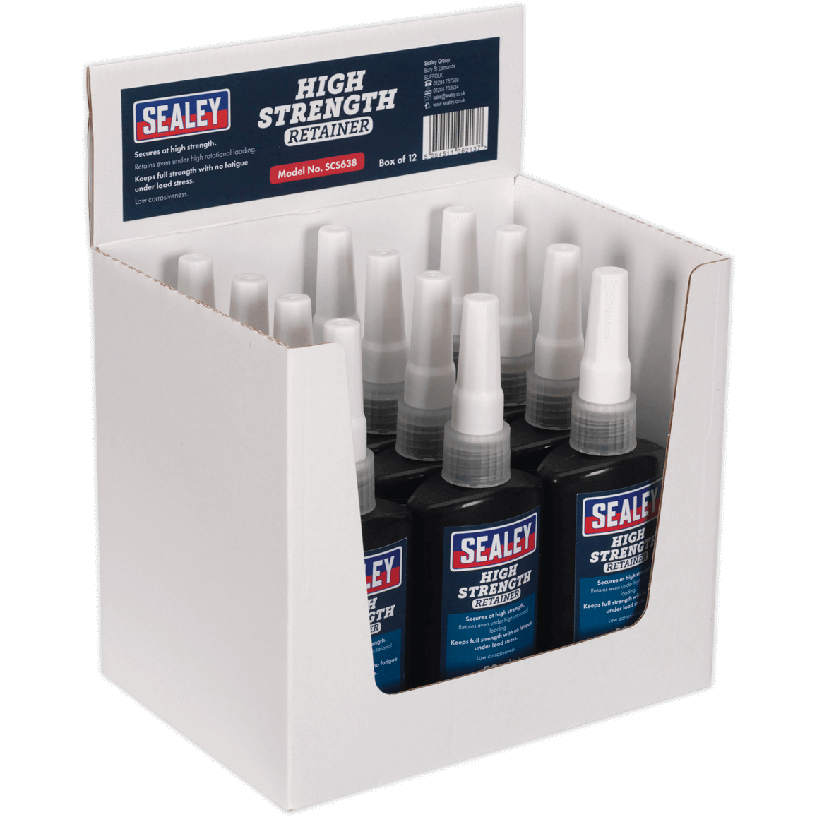 Sealey High Strength Retainer 50ml Pack of 12