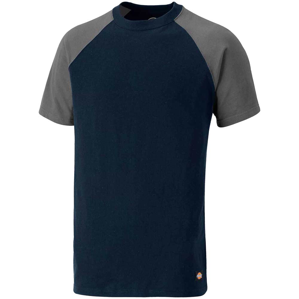 Photo of Dickies Mens Two Tone T-shirt Navy / Grey L