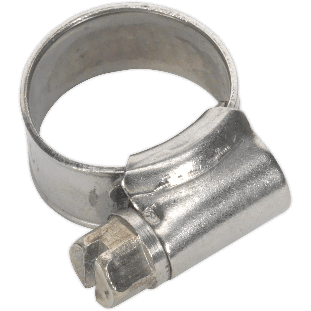 Sealey Stainless Steel Hose Clips 10mm - 16mm Pack of 10