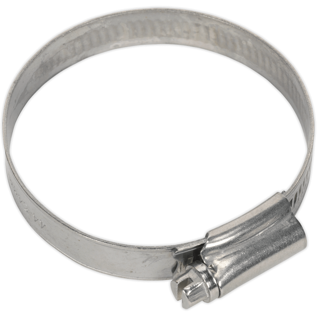 Sealey Stainless Steel Hose Clips 44mm - 64mm Pack of 10