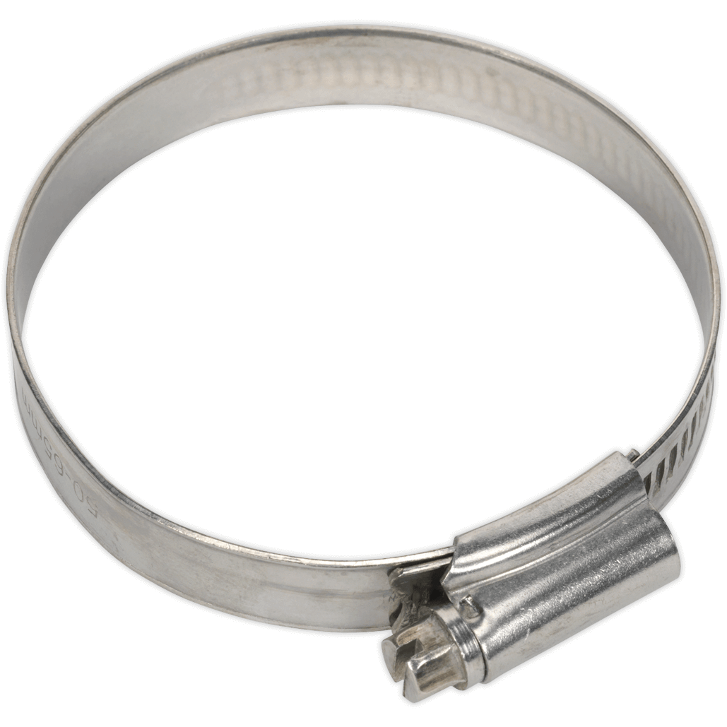 Sealey Stainless Steel Hose Clips 55mm - 64mm Pack of 10