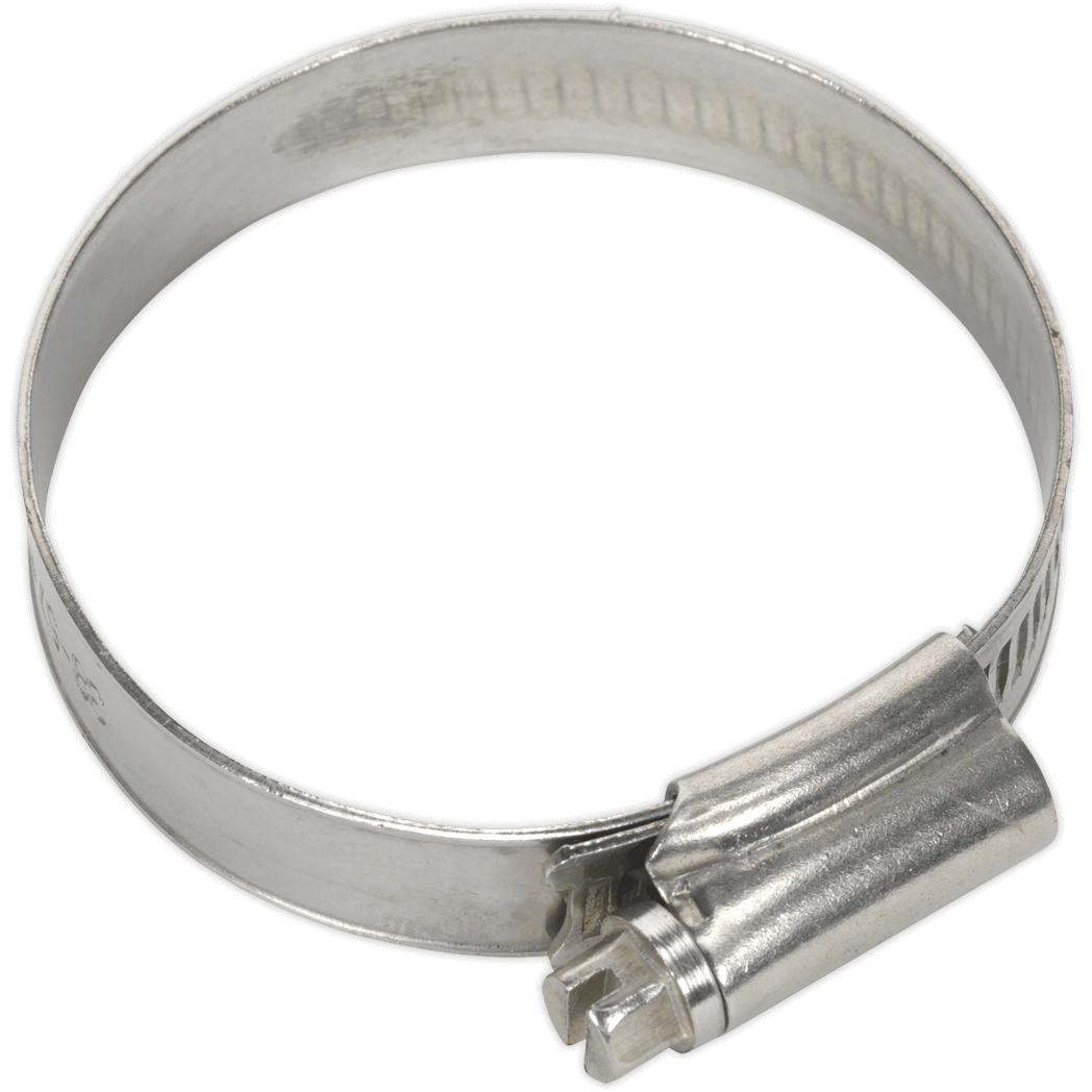 Sealey Stainless Steel Hose Clips 38mm - 57mm Pack of 10