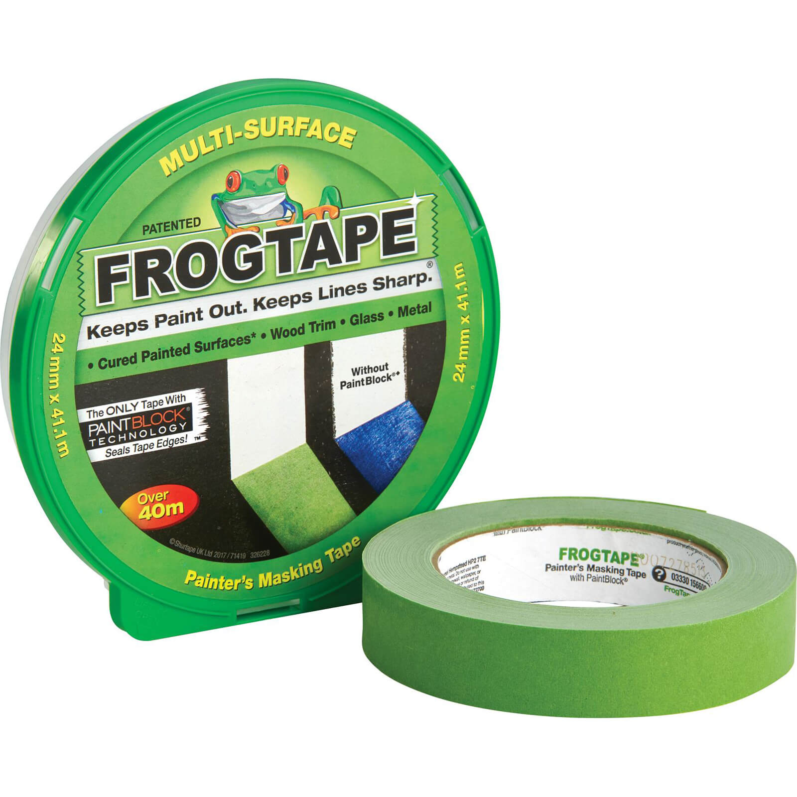 Image of Shur Frog Tape Multi-Surface Masking Tape 24mm 41.1m
