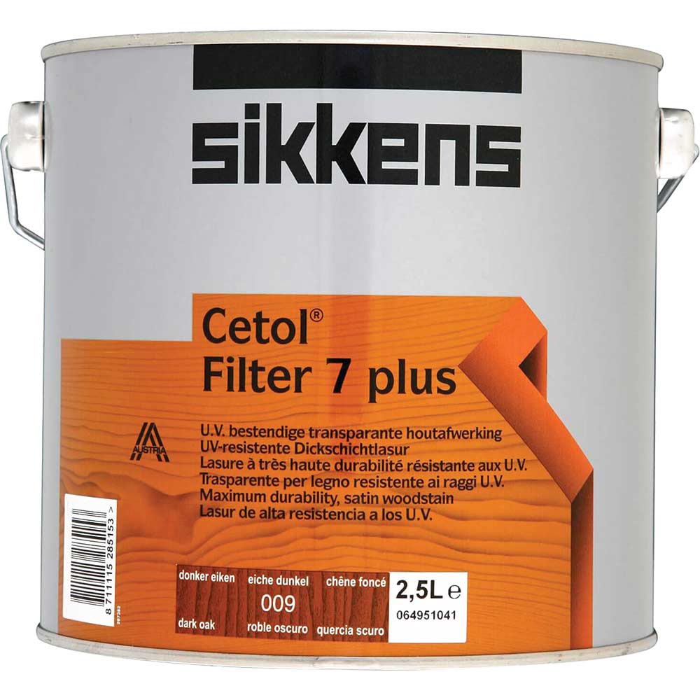 Photo of Sikkens Cetol Filter 7 Plus Translucent Woodstain Dark Oak 2.5l