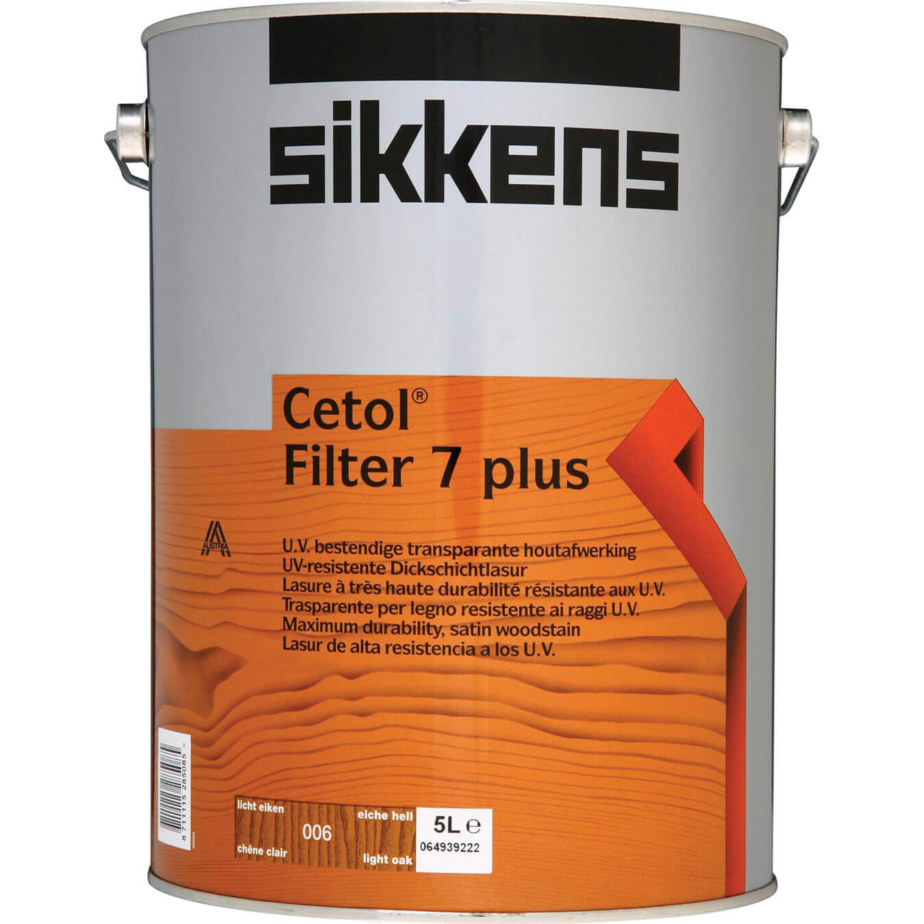 Image of Sikkens Cetol Filter 7 Plus Translucent Woodstain Light Oak 5l