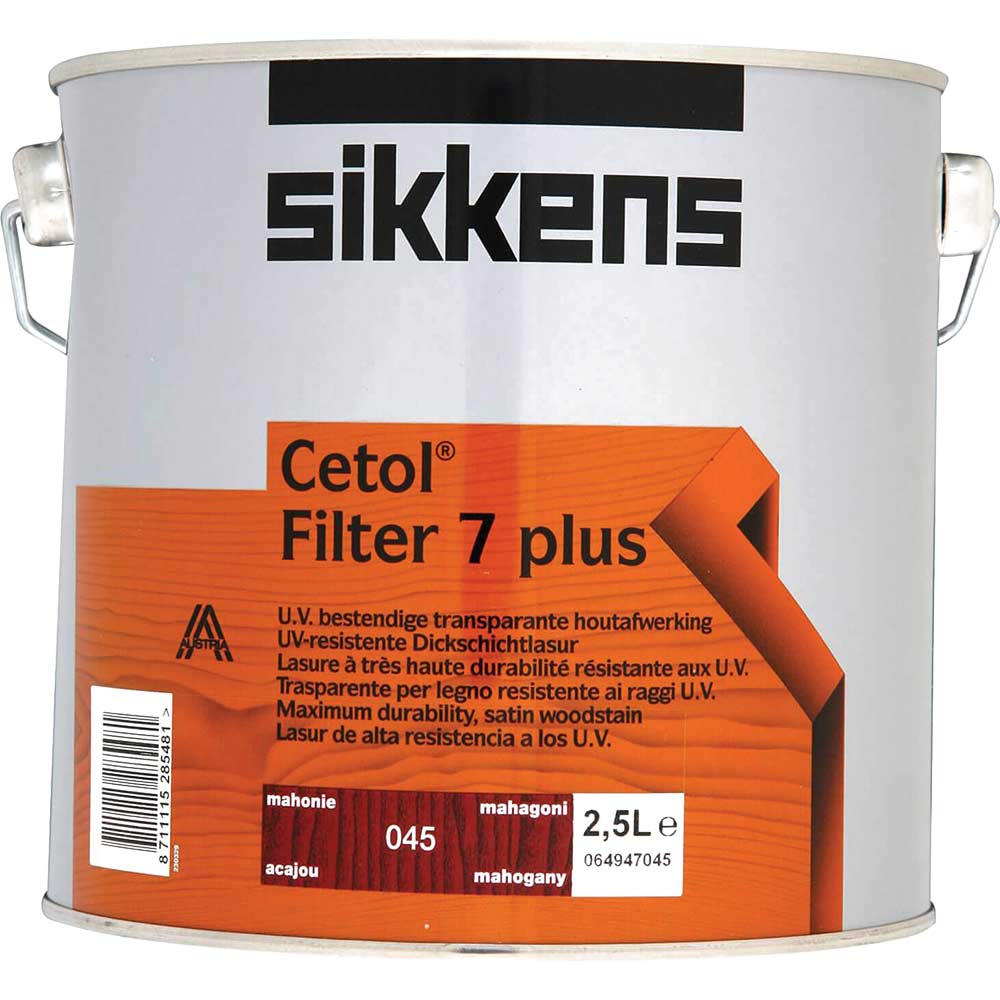 Photo of Sikkens Cetol Filter 7 Plus Translucent Woodstain Mahogany 2.5l