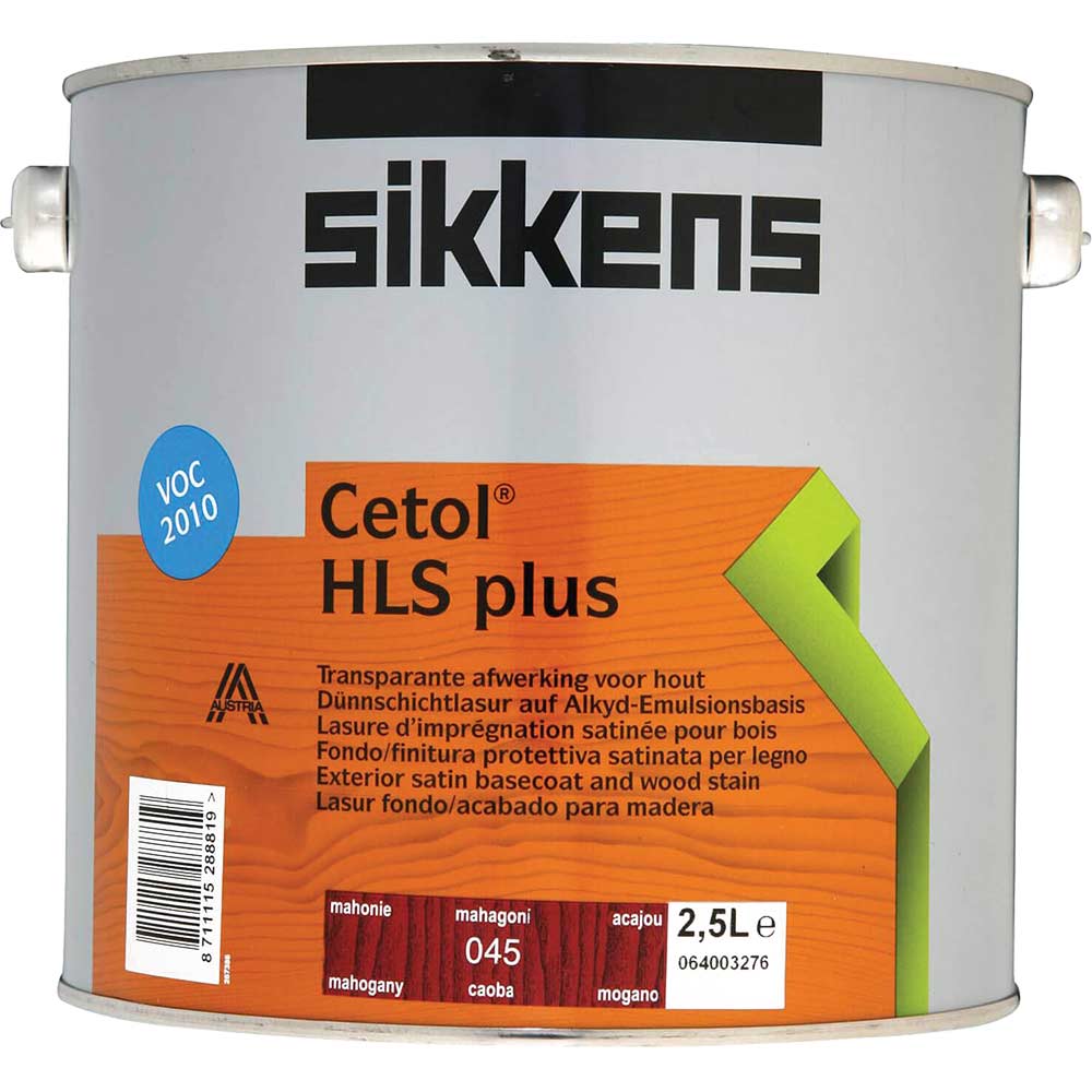 Image of Sikkens Cetol HLS Plus Translucent Woodstain Mahogany 2.5l