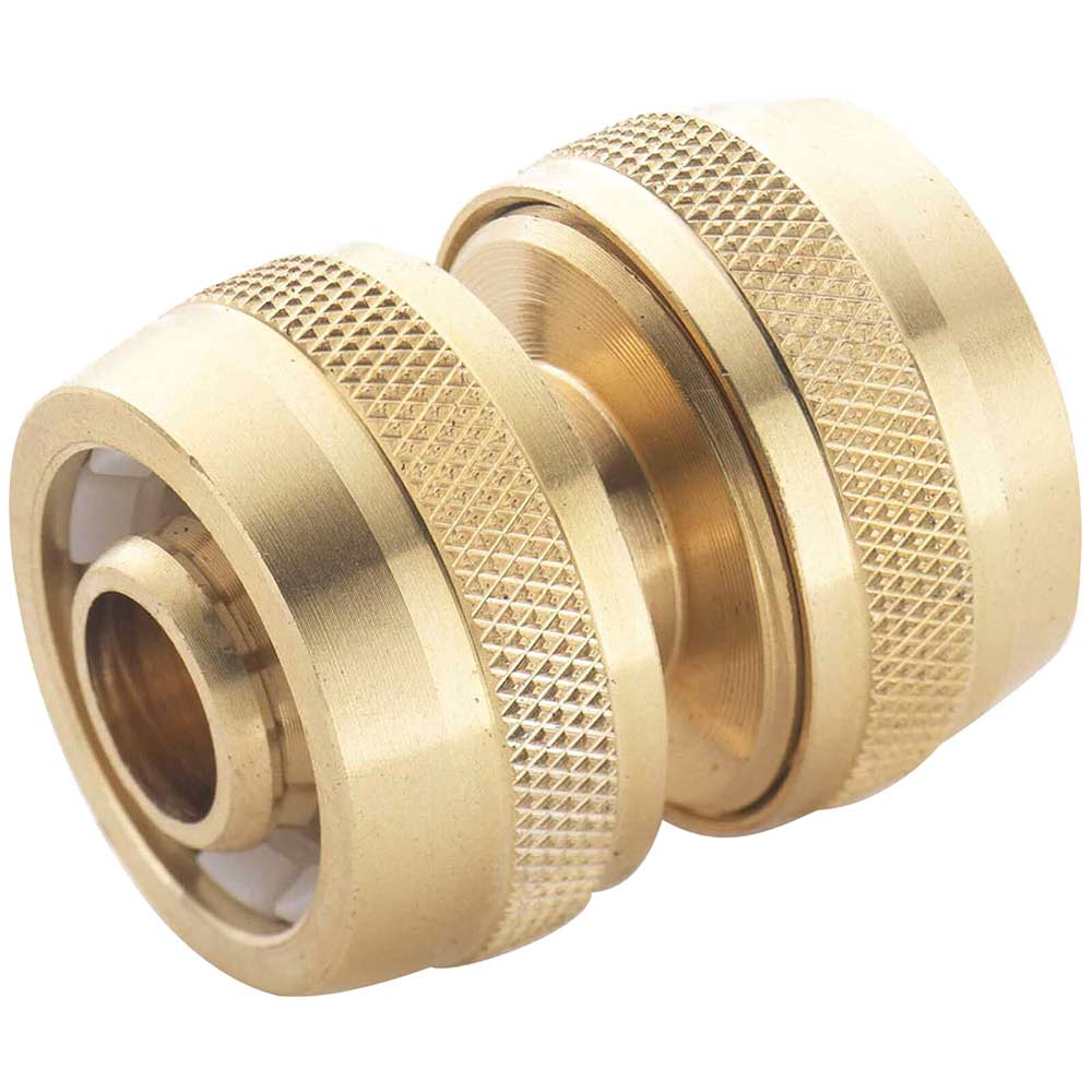 Photo of Spear And Jackson Brass Hose Repair Connector 1/2