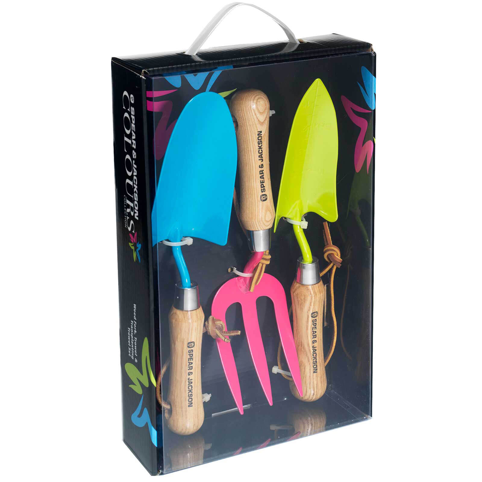 Spear and Jackson Colours 3 Piece Carbon Steel Garden Tool Set