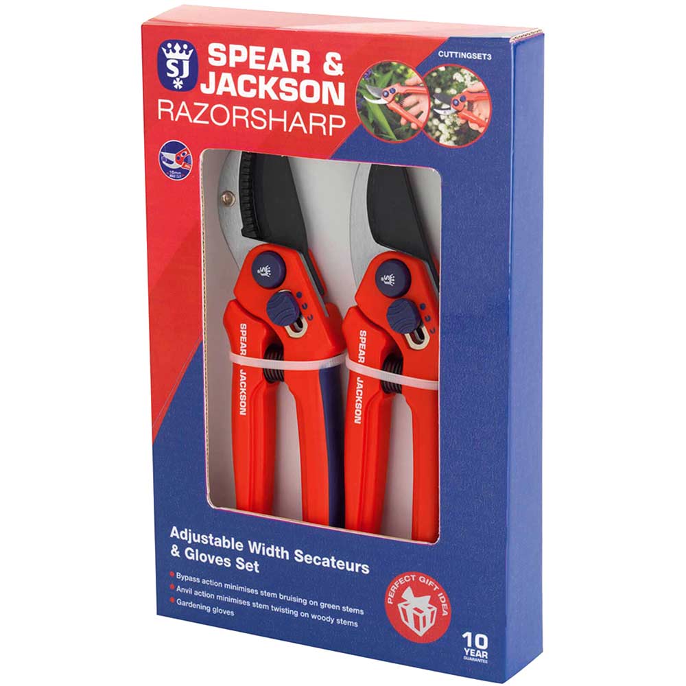 Photo of Spear And Jackson Razorsharp Secateurs And Gloves Set