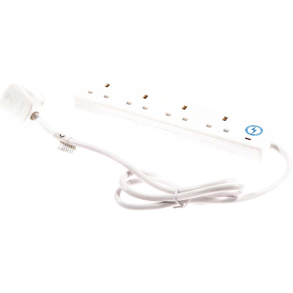SMJ Surge Protected 4 Socket Extension Lead 240v Extension Leads