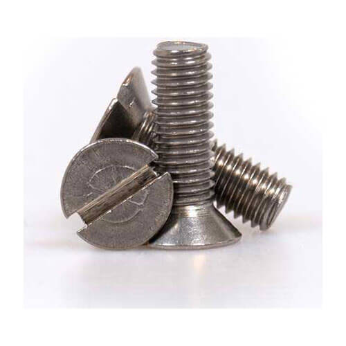 Sirius Countersunk Machine Screw Slotted BZP M6 45mm Pack of 1