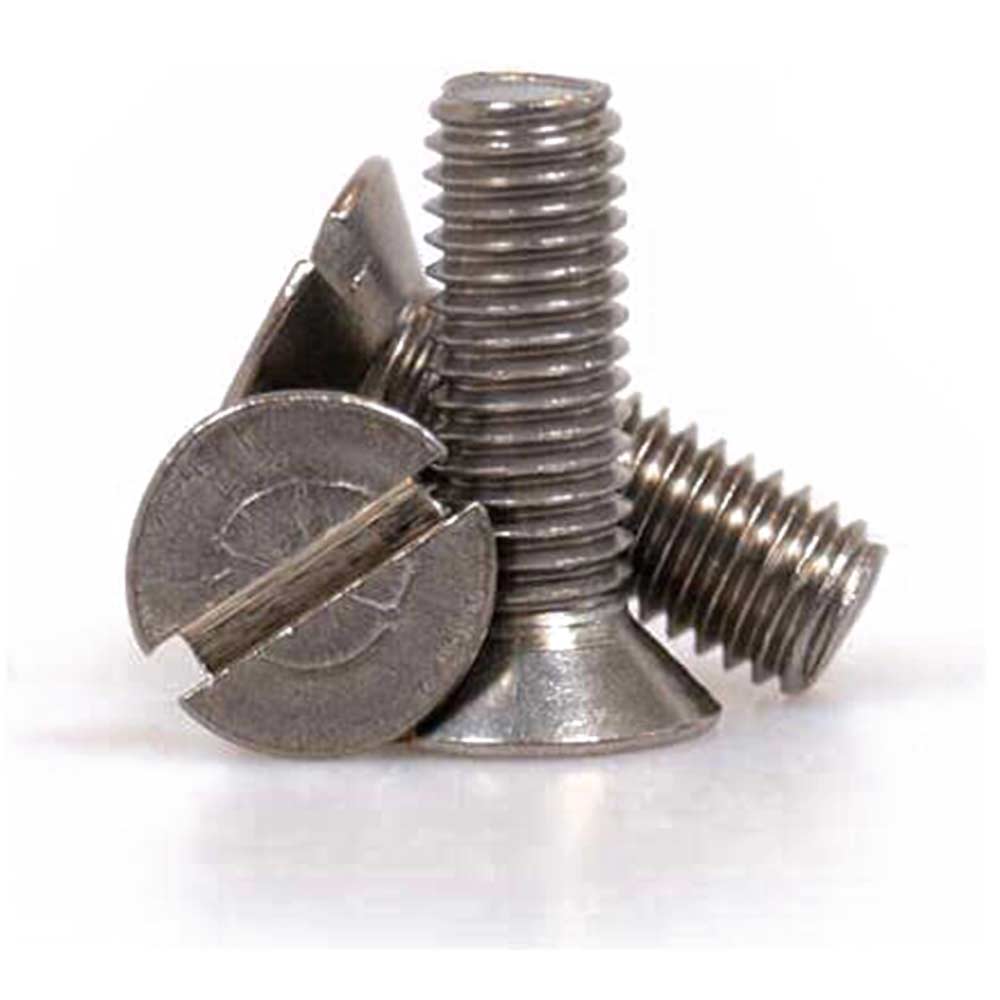 Image of Sirius Countersunk Machine Screw Slotted BZP M2.5 6mm Pack of 1