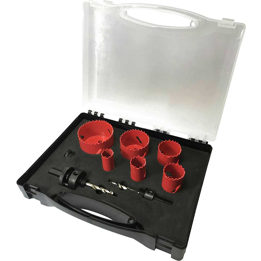Photo of Sirius 9 Piece Electricians Hss Bi Metal Hole Saw Set