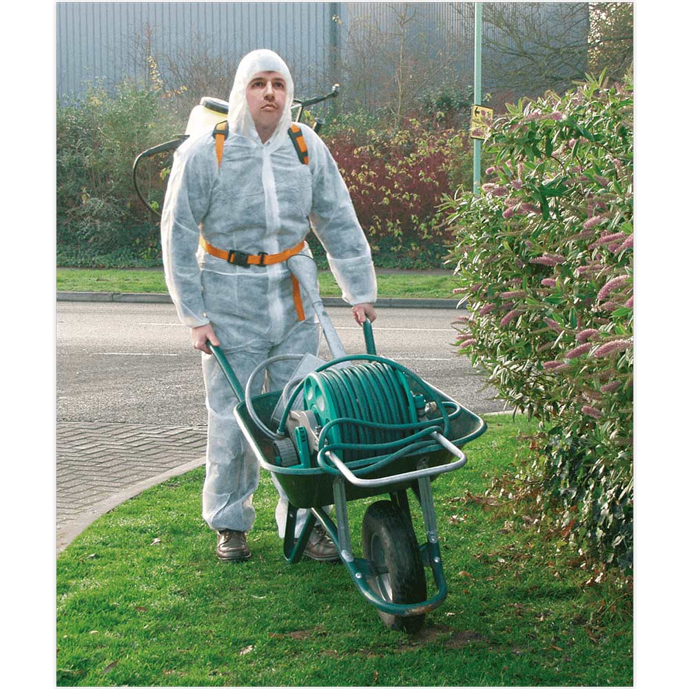 Sealey Protective Disposable Hooded Overall L