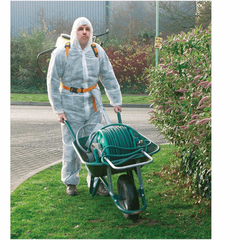 Sealey Protective Disposable Hooded Overall XL