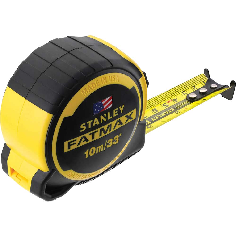 Image of Stanley Fatmax Next Generation Tape Measure Imperial & Metric 33ft / 10m 32mm