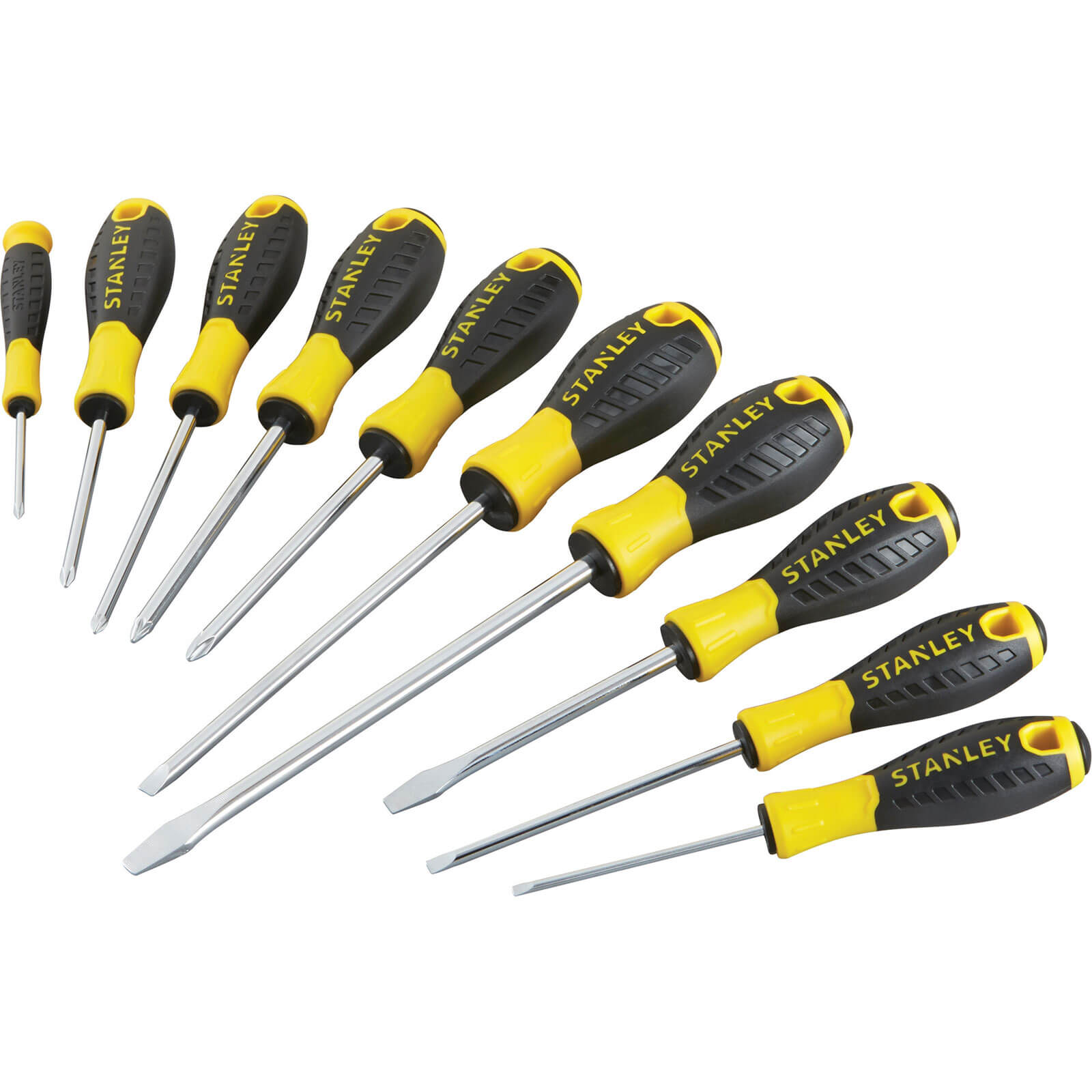 Photo of Stanley 10 Piece Essential Mixed Screwdriver Set