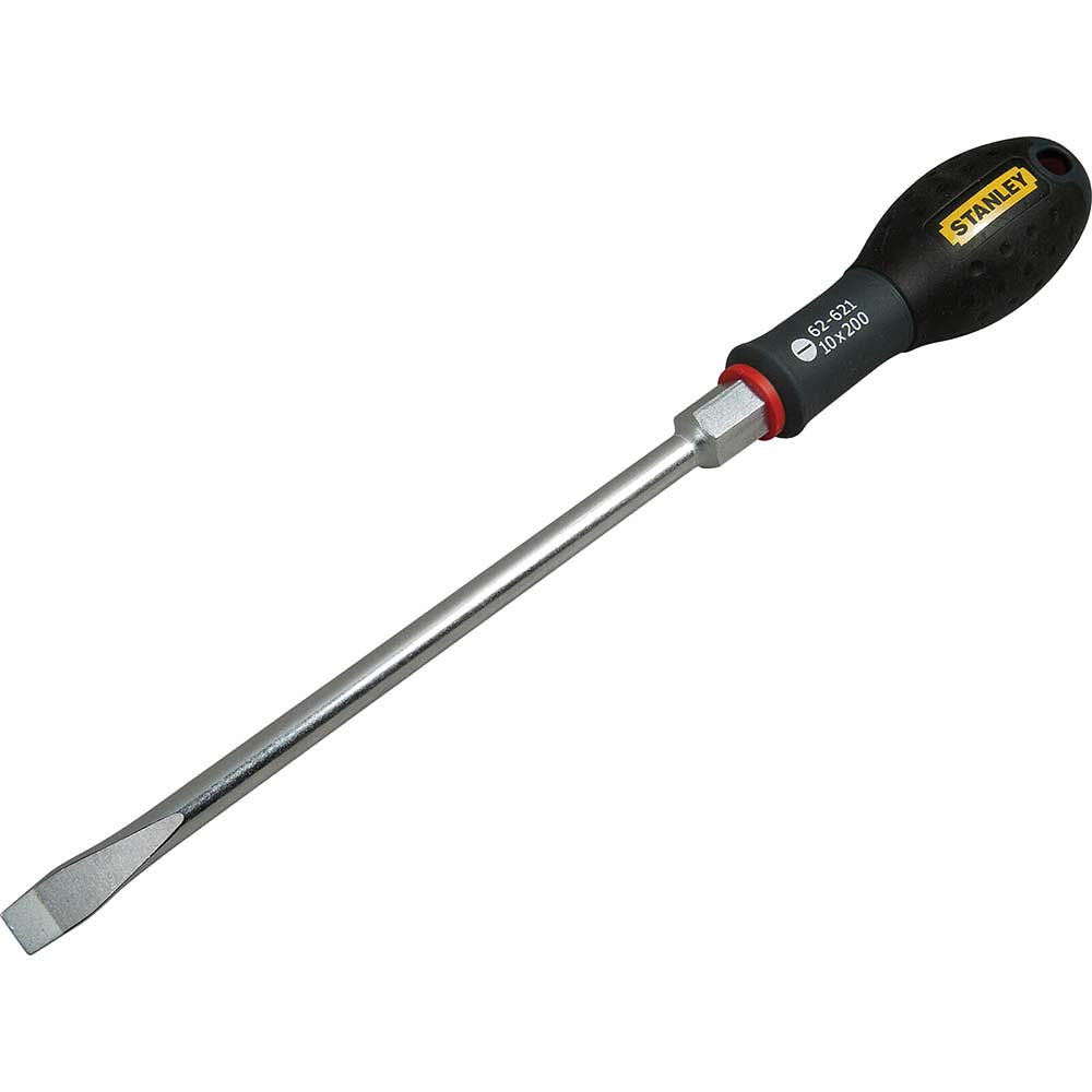 Photo of Stanley Fatmax Flared Slotted Bolster Scewdriver 10mm 200mm