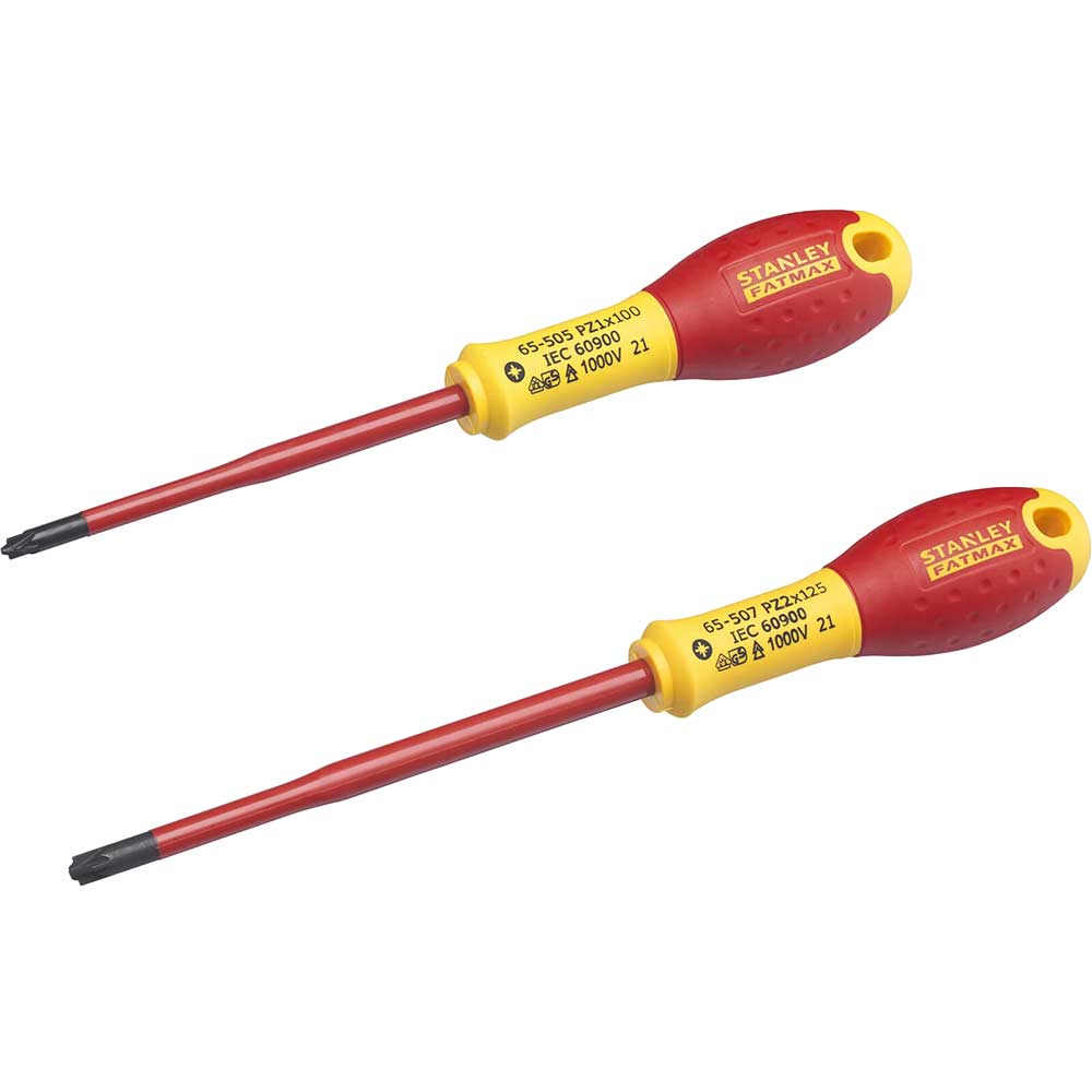 Image of Stanley Fatmax VDE Insulated Borneo Pozi Scewdriver