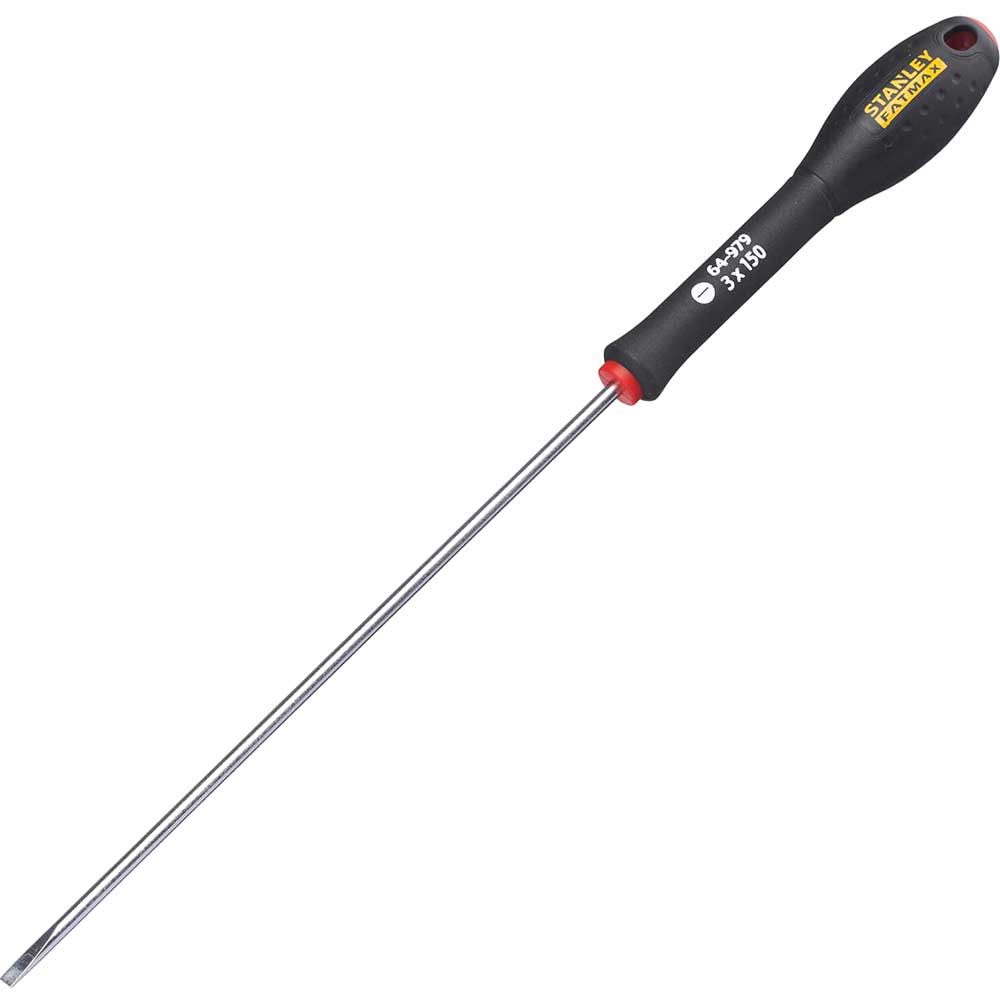 Image of Stanley FatMax Parallel Slotted Screwdriver 3mm 150mm