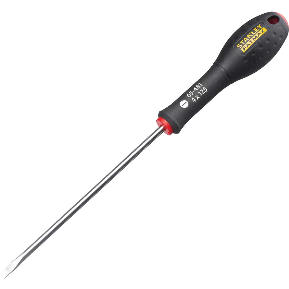 Photo of Stanley Fatmax Flared Slotted Screwdriver 4mm 125mm