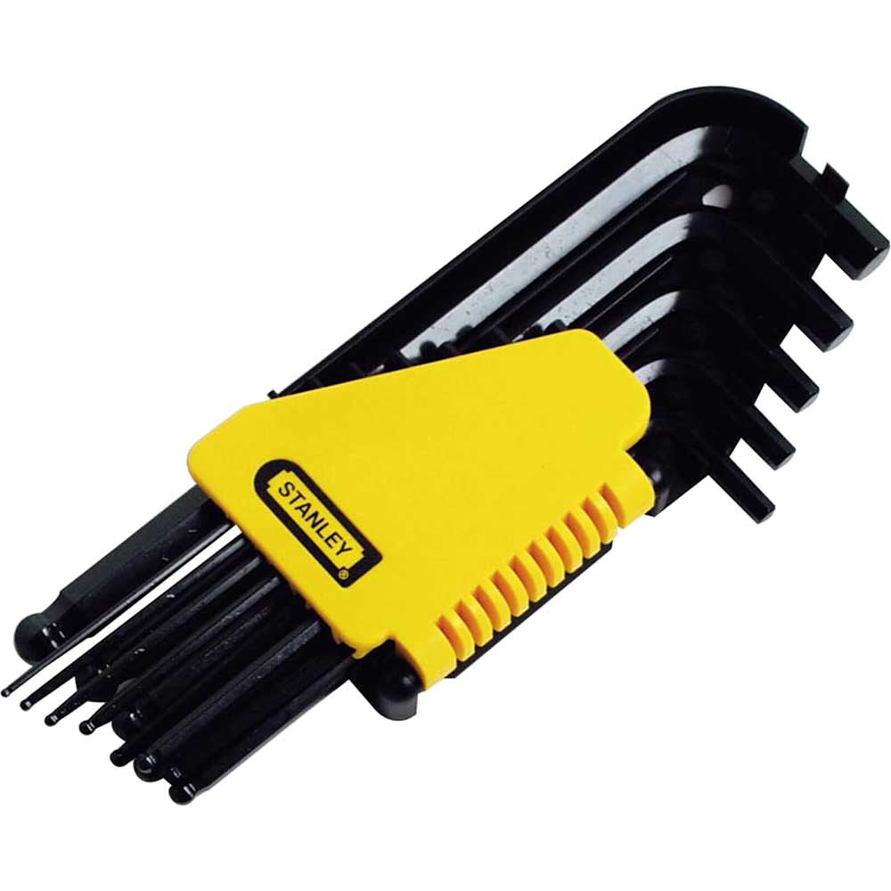 Photo of Stanley 12 Piece Ball End Hexagon Allen Key Set Imperial