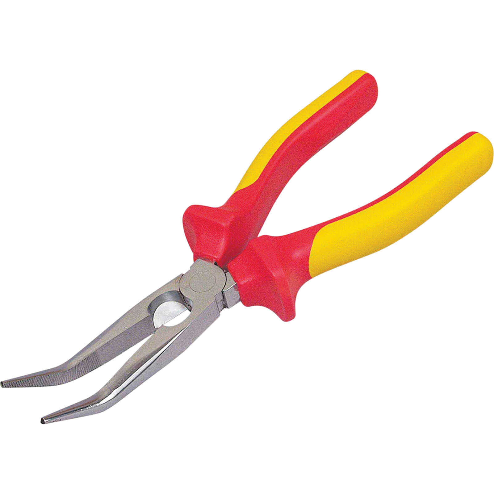 Image of Stanley Insulated VDE Bent Nose Pliers 200mm