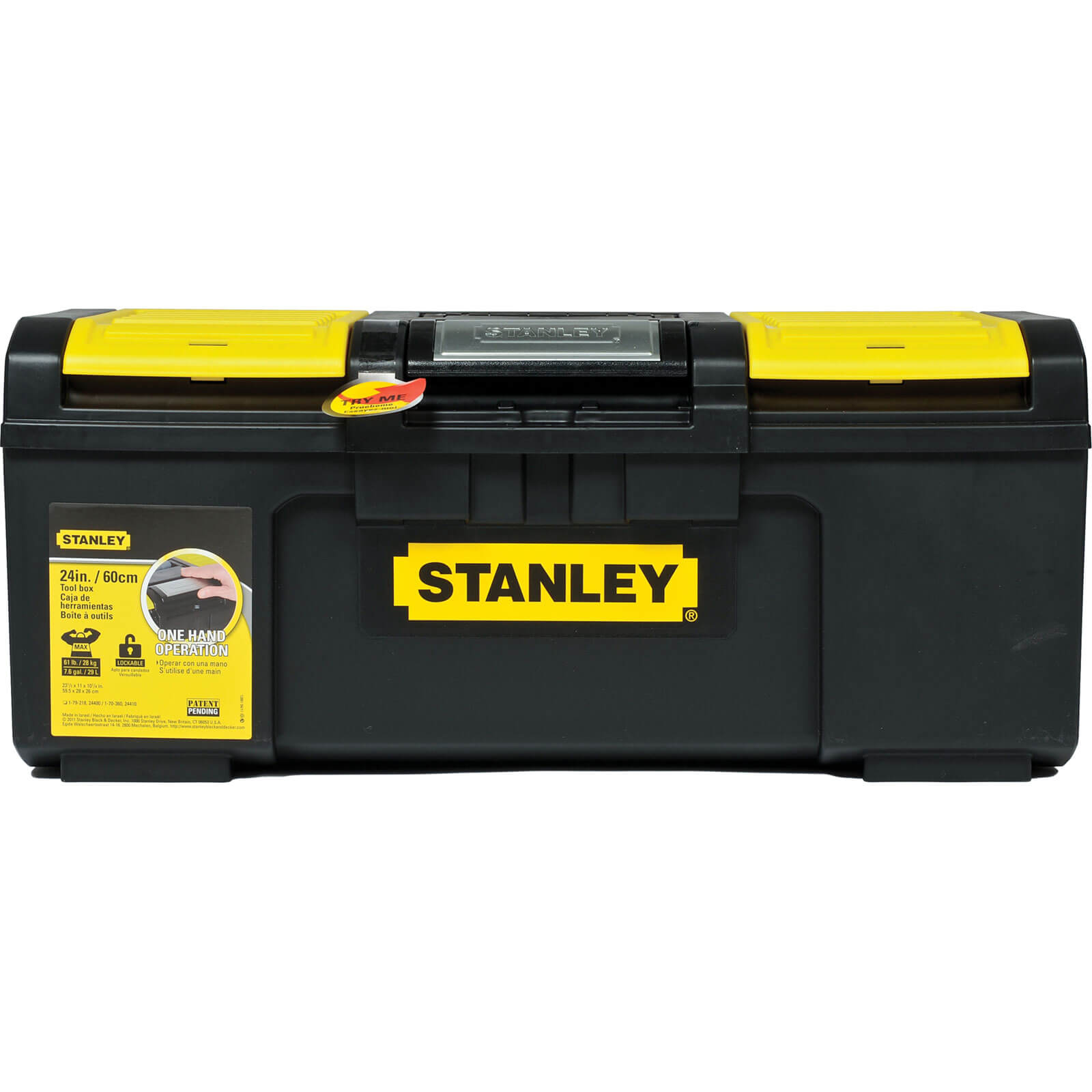 Photo of Stanley One Touch Plastic Tool Box 600mm