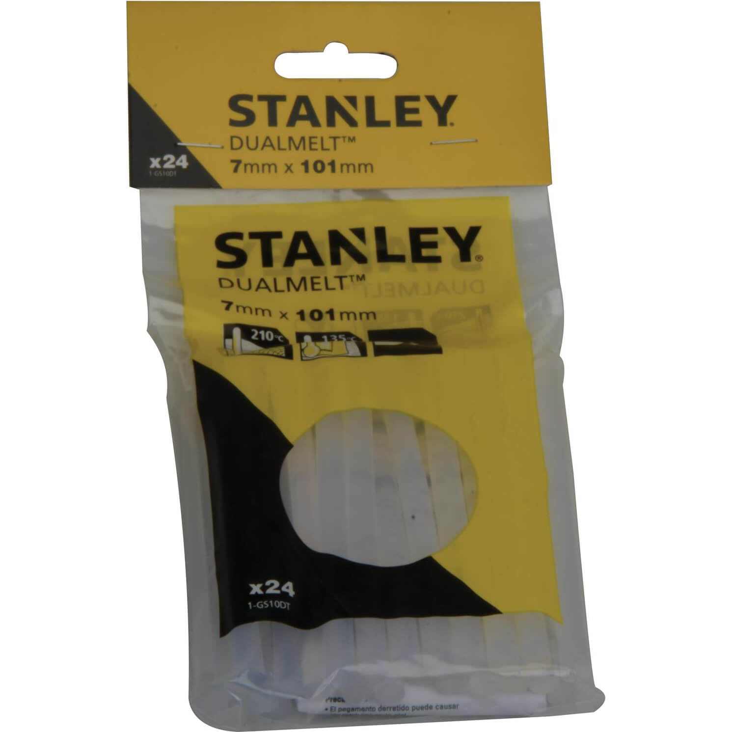 Photo of Stanley Dual Temp Mini Glue Sticks 7mm 100mm Pack Of 24