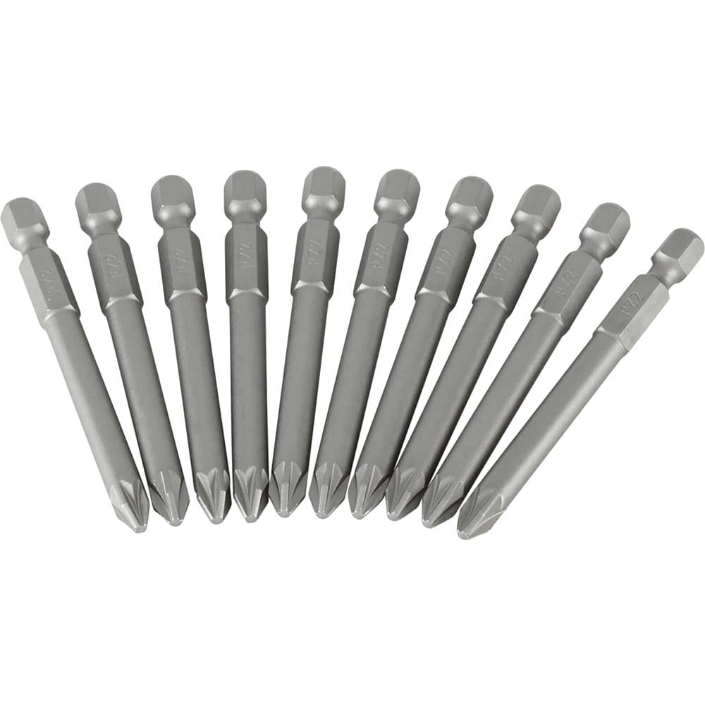 Image of Stanley Pozi Screwdriver Bit PZ2 70mm Pack of 10