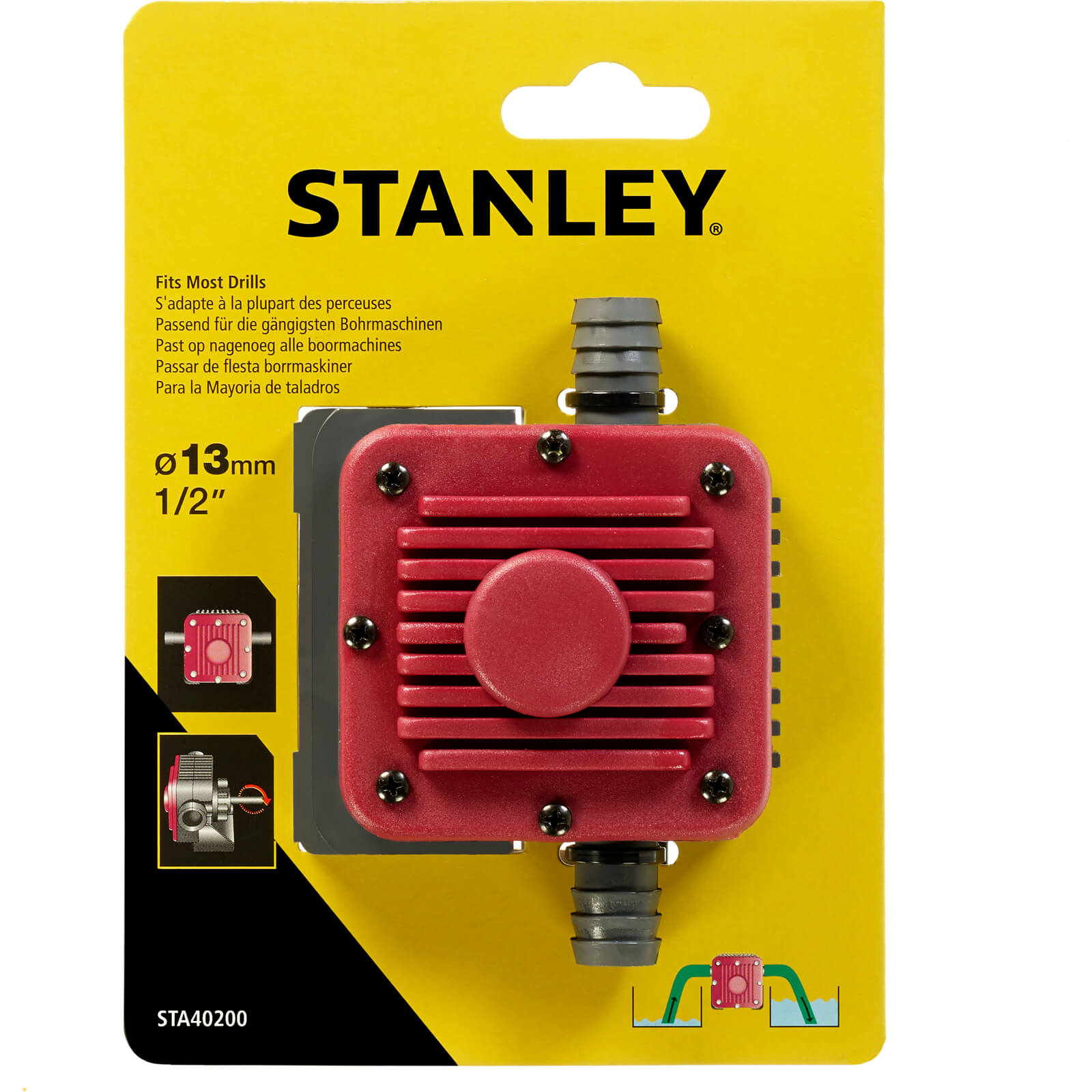 Stanley Drill Powered Water Pump