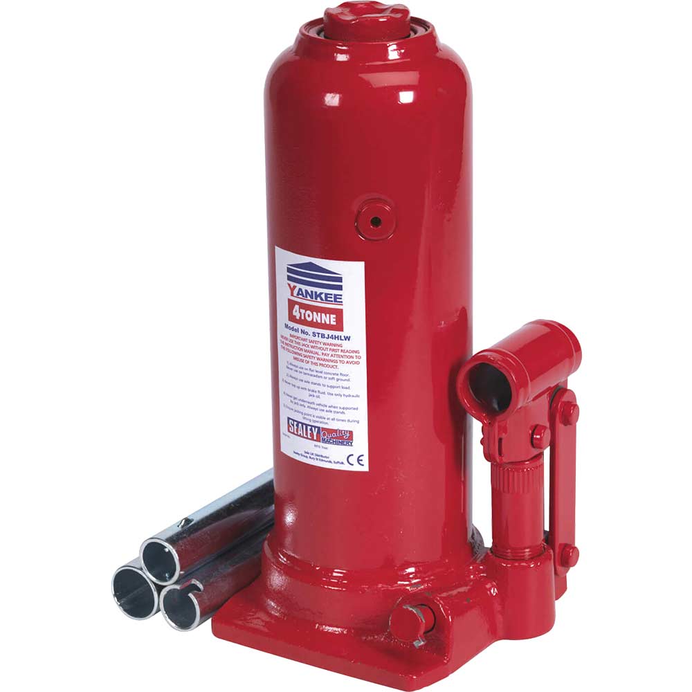 Sealey Hydraulic Telescopic High Lift Yankee Bottle Jack Bottle Jacks