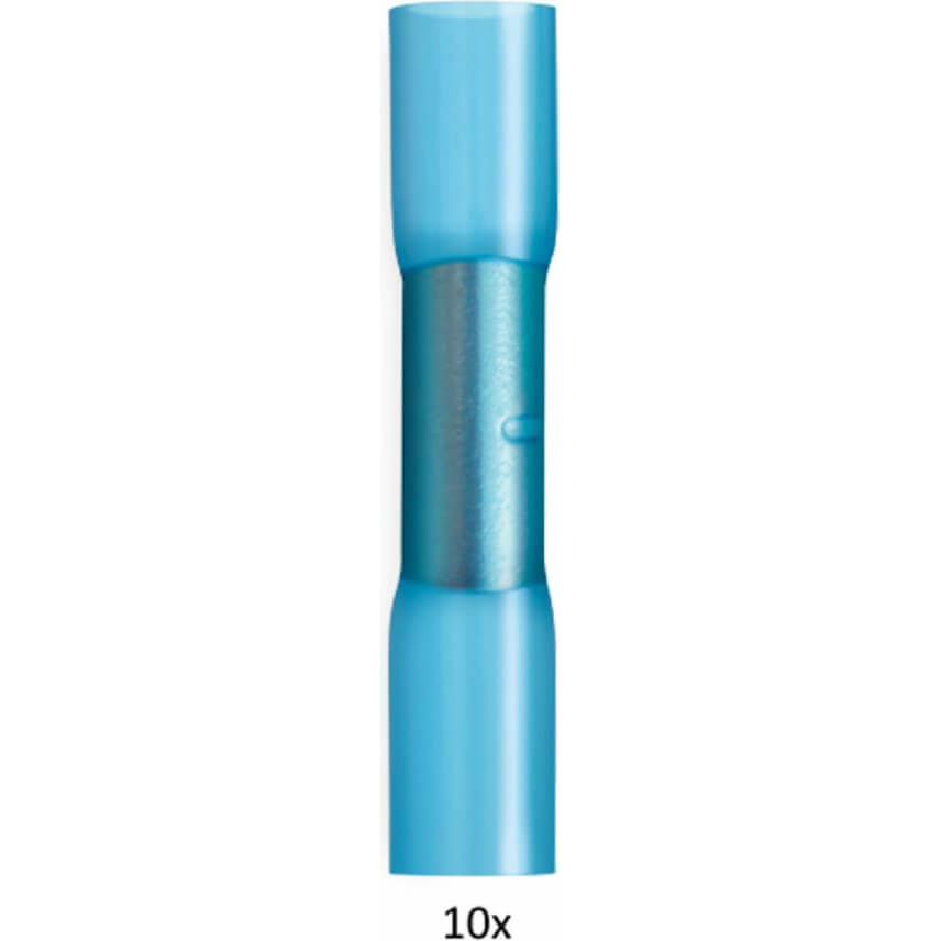 Image of Steinel Heat Shrink Crimp Connectors Blue Pack of 10