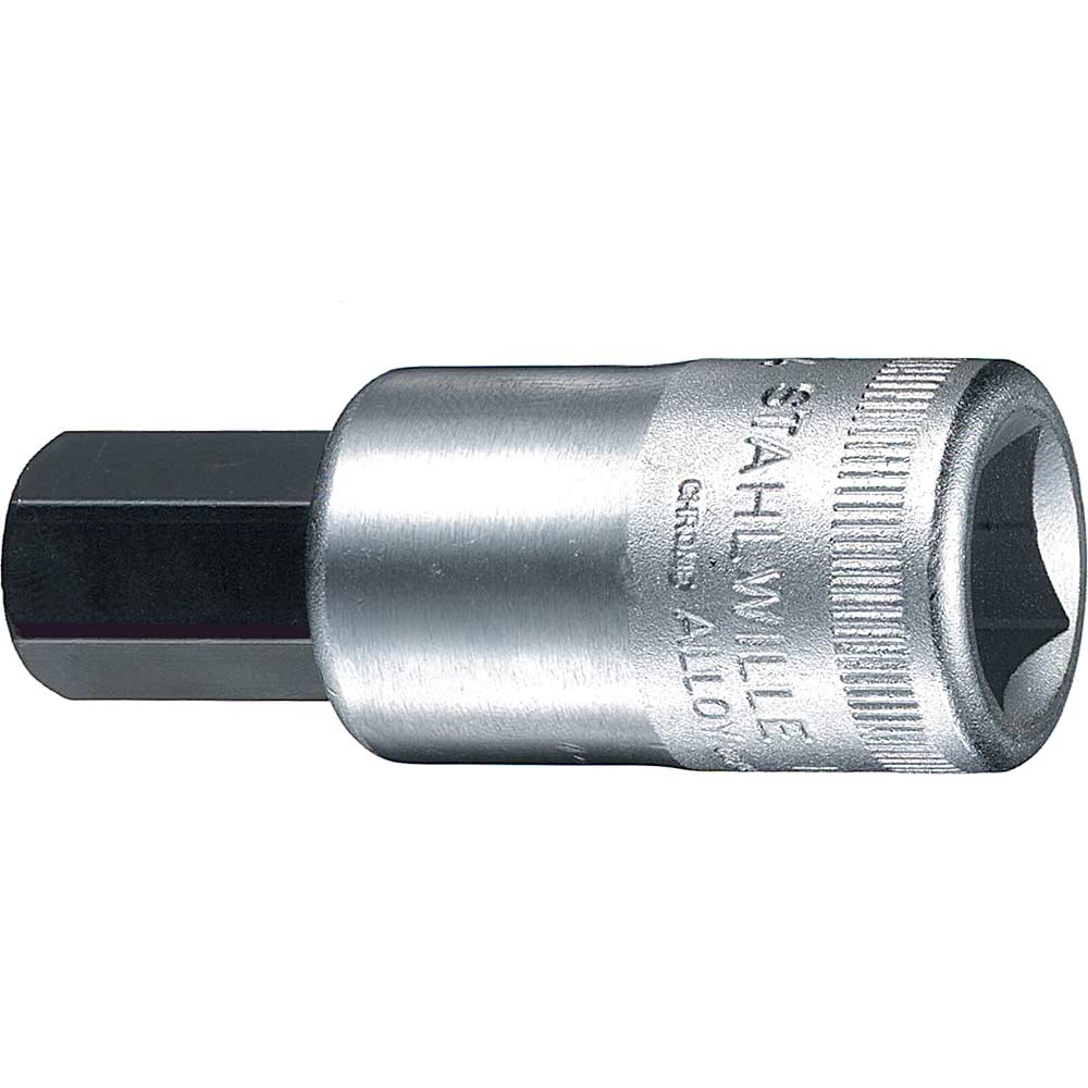 Image of Stahlwille 1/2" Drive INHEX Hexagon Socket Bit Metric 1/2" 10mm