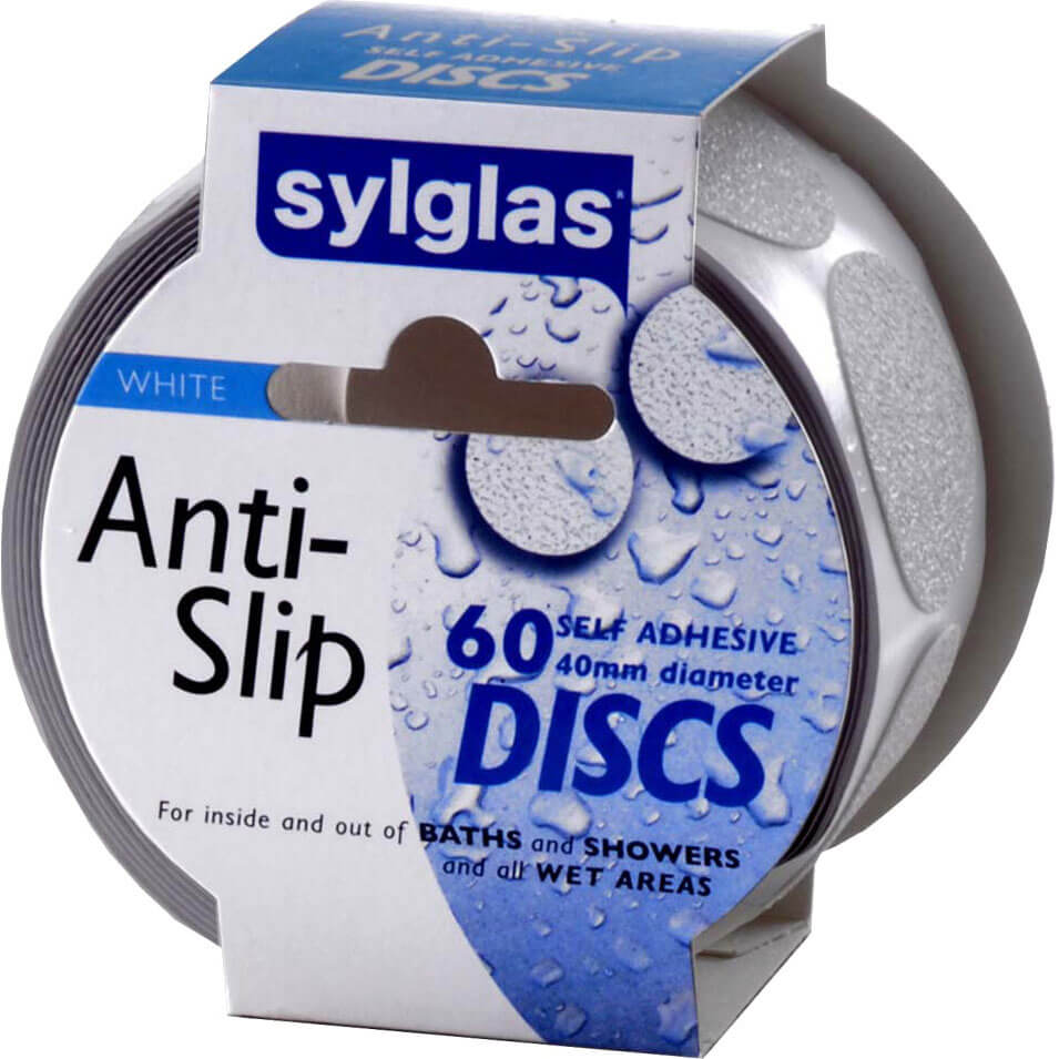 Image of Sylglas Anti Slip Strips White Pack of 60